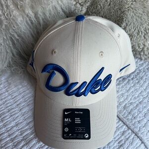 Nike Cream and Blue Duke Cap